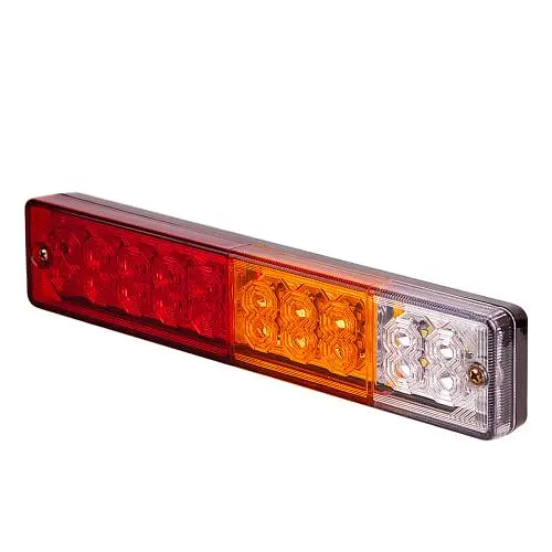 LED Задній ліхтар квадратний 20LED 12-24V 238х51х31 мм 2 шт. (BL-64920) - фото 5