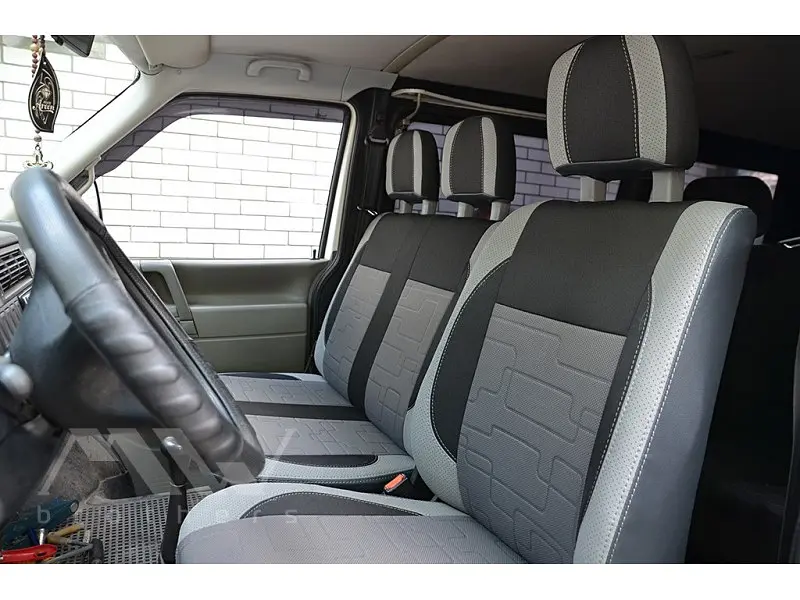 Авточохли модельні MW Brothers для Volkswagen T 4 ( 1+2 ) c 1990 ( Серія Premium) - фото 7