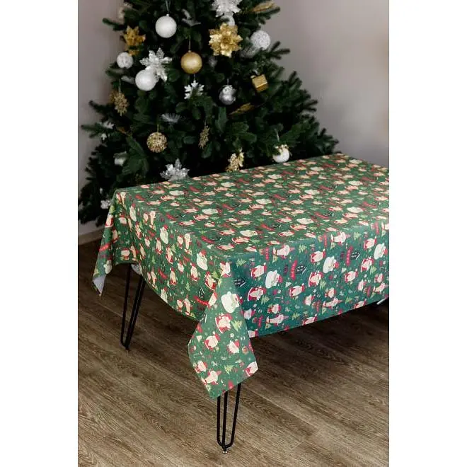 Скатерть Прованс Санта на зеленом 120х140 см (35783) - фото 8
