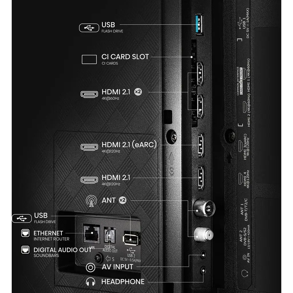 Телевізор Hisense A85Q 55` OLED Ultra HD 4K (20016931) UA [155679] - фото 5