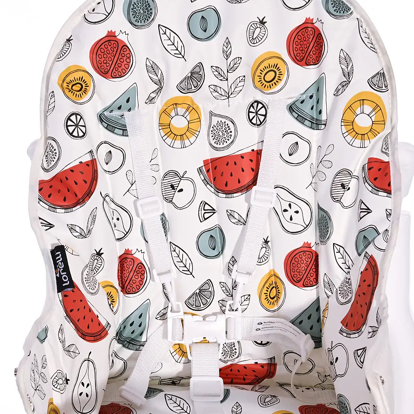 Удобный стульчик для кормления малыша BonBon Cloud Grey Elephant с подножкой Lorelli Серый - фото 4