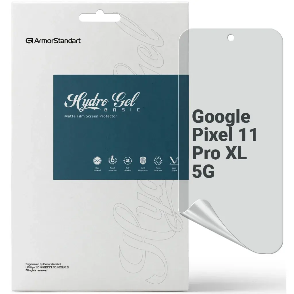 Плівка захисна Armorstandart Matte hydrogel Google Pixel 11 Pro XL 5G (ARM93056)