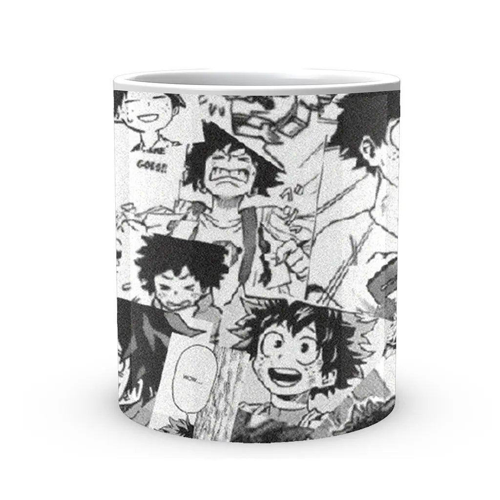 Кружка GeekLand Моя геройська академія My Hero Academia Мідорія Чорно-білий колаж MHA 02.533 - фото 2