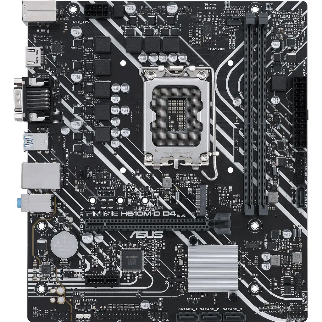 Материнська плата Asus Prime H610M-D D4 [147094] - фото 2