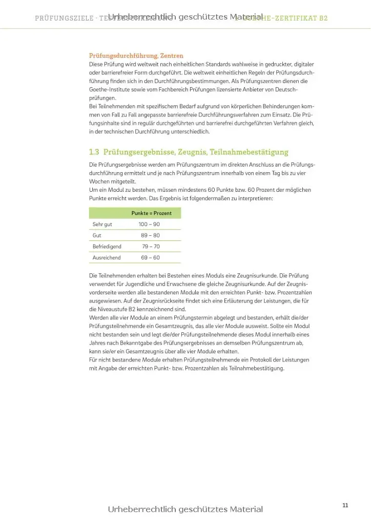 Goethe-Zertifikat B2. Prufungsziele Testbeschreibung fur Jugendliche und Erwachsen - фото 8