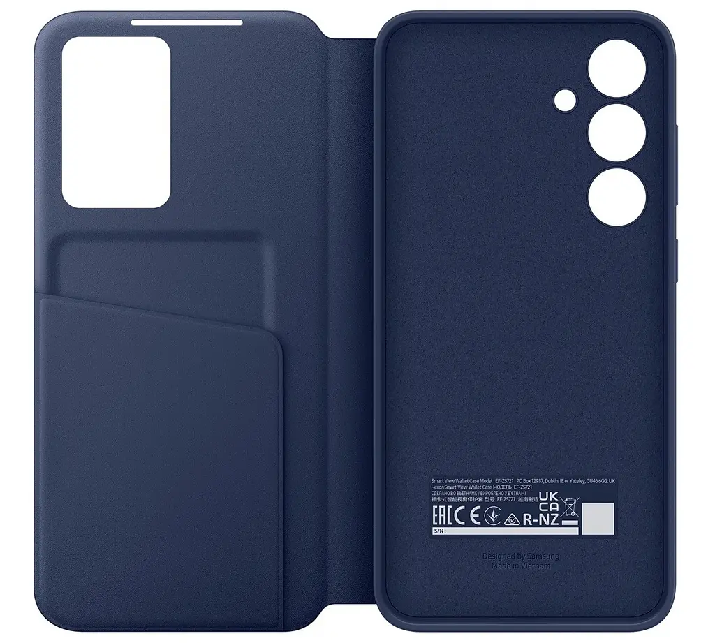 Оригінальний чохол-книжка Samsung Galaxy S24 FE (S721) Smart View Wallet Case Blue EF-ZS721CLEGWW - фото 7