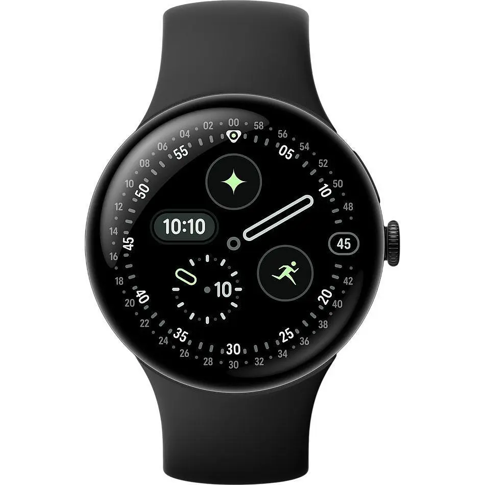 Смарт-часы Google Pixel Watch 4 41mm Wi-Fi Matte Black Aluminum case/Obsidian Active Band [164402] - фото 3