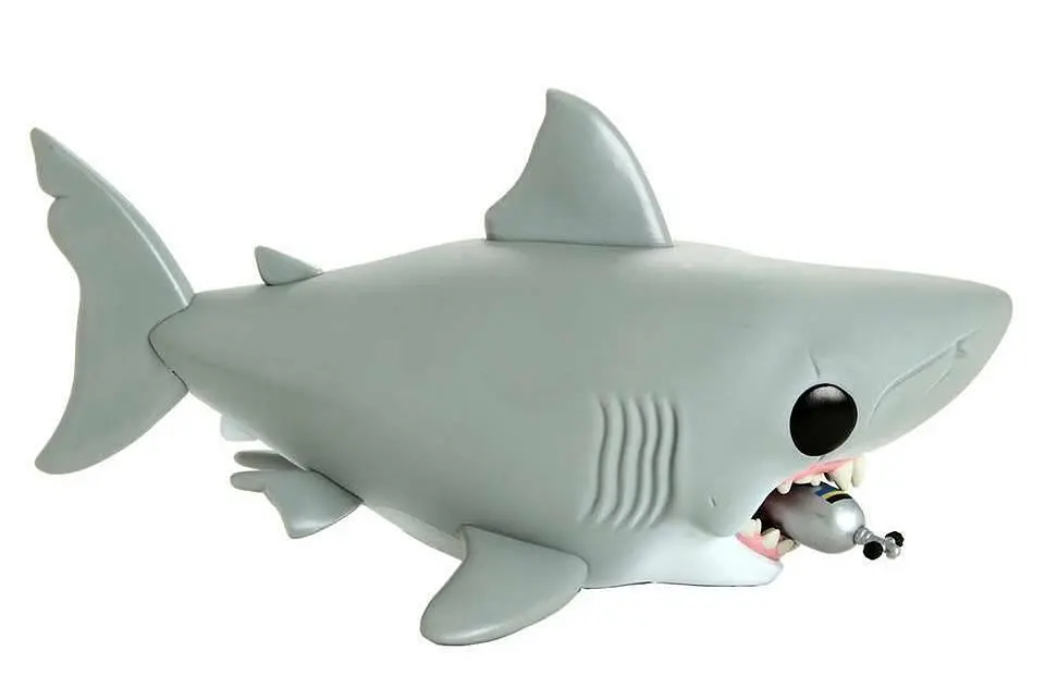 Фігурка Funko Pop Фанко Поп Щелепи Акула людожер Jaws w/ Diving tank Велика біла Акула 15см Movies J G759 - фото 6