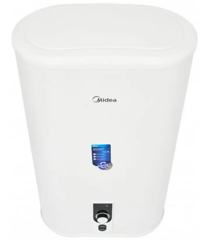 Водонагрівач Midea 50 л, 2 кВт, сухий ТЕН, вертикальний, прямокутний, білий (D50-20ED2(D)) - фото 3