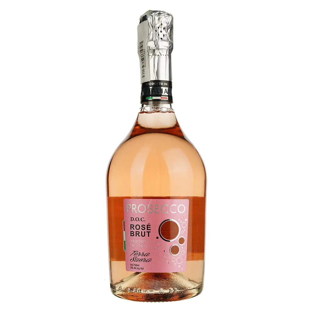 Вино ігристе Terra Sacra Prosecco Rose Brut DOC Serena рожеве сухе 0.75 л - фото 2