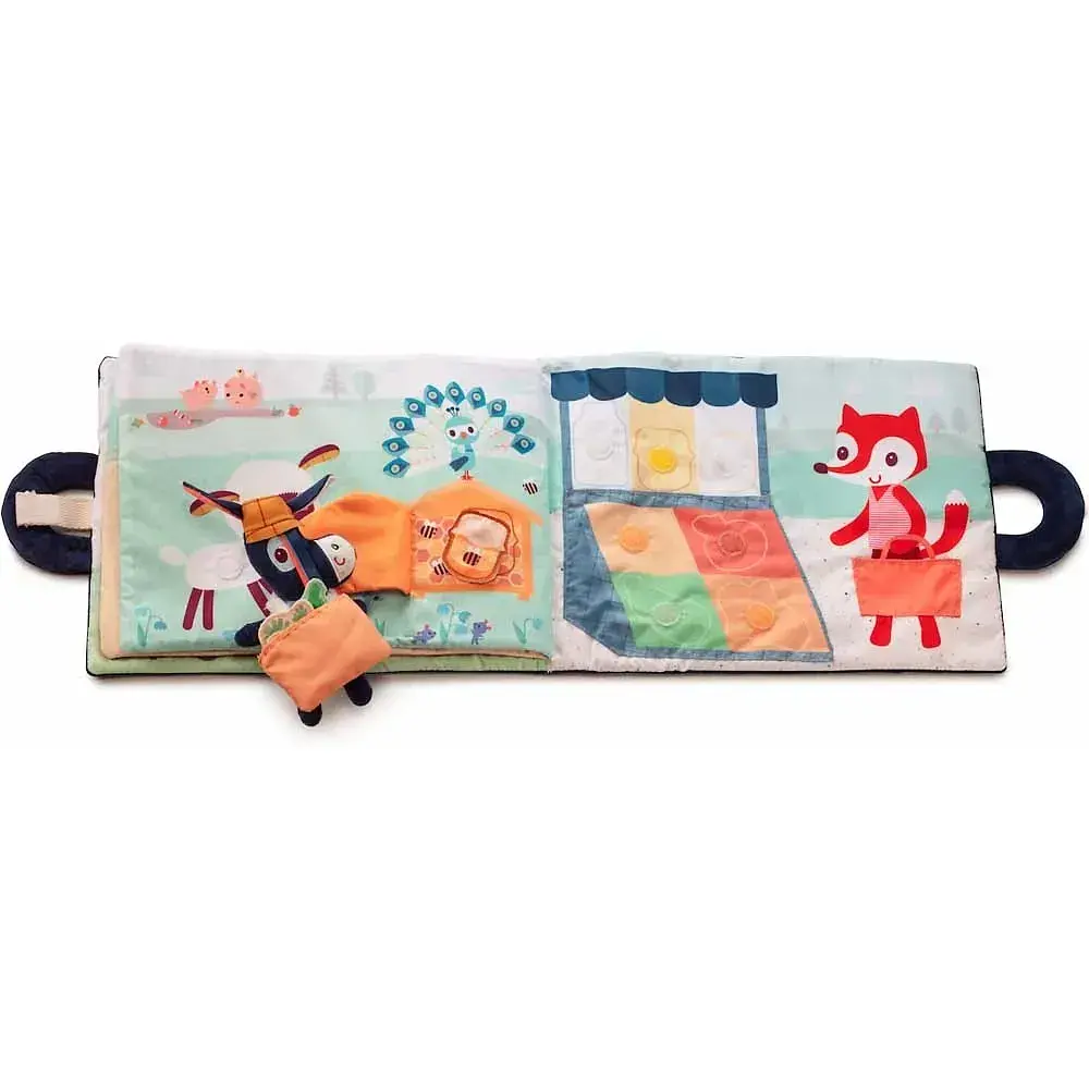 Розвиваюча м'яка книга Lilliputiens Віслюк Ігнасій на фермі (83415) - фото 3