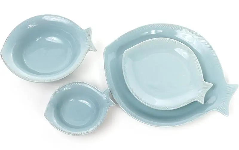 Блюдо керамічне BonaDi Морський Бриз Риба 31х25 см в. - 3 см kuh0009953 - фото 2