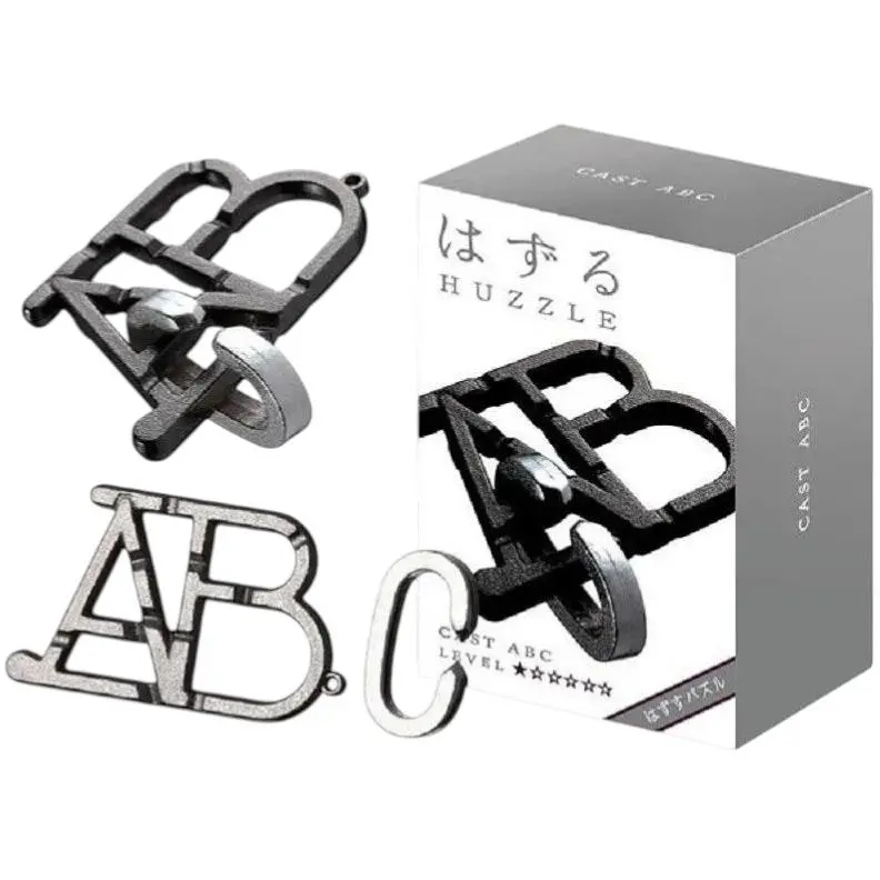 Головоломка з металу Huzzle ABC 1 зірка 515003 - фото 3