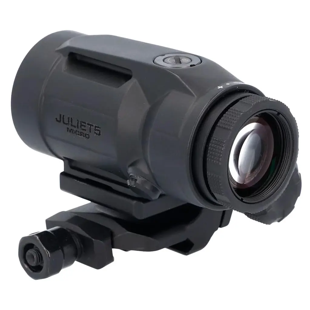 Увеличитель Sig Optics 5Х Juliet5-Micro 5X24mm Push-Button Mount with spacers (Черный) - фото 4
