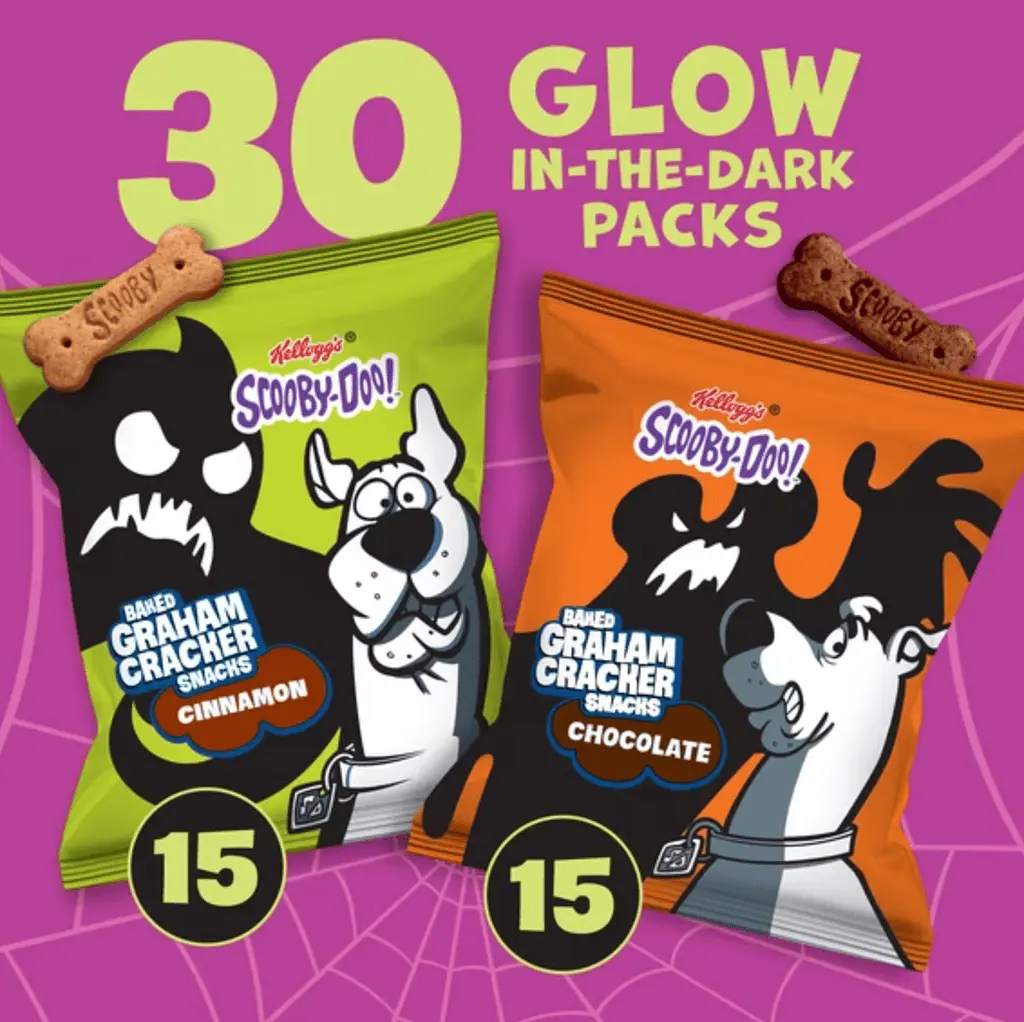 Печиво Kellogg's SCOOBY-DOO! Variety Pack Halloween 30шт, 840г - фото 4