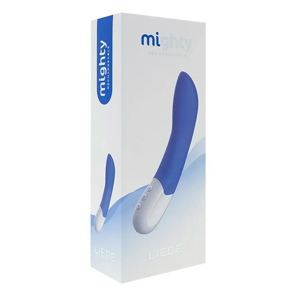 Вибратор Liebe Pleasure Toys Mighty Rechargeable 21.5 см (синий) - фото 9