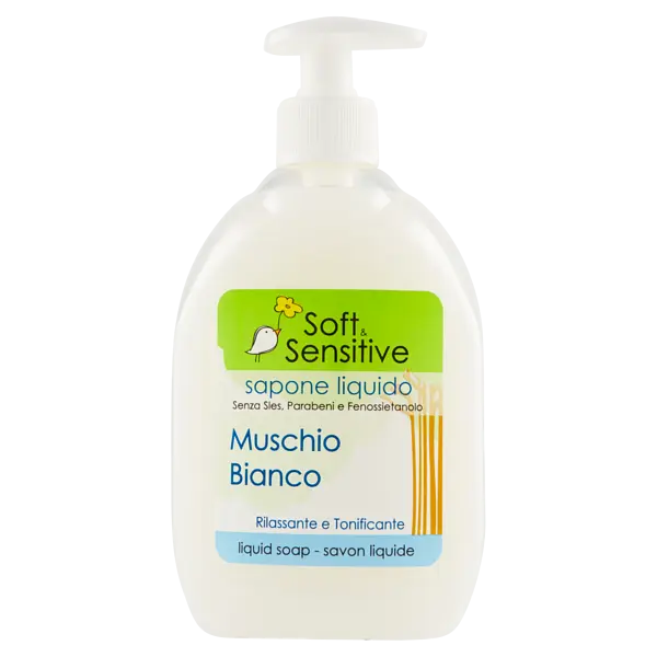 Мило Soft and sensitive Білий мускус