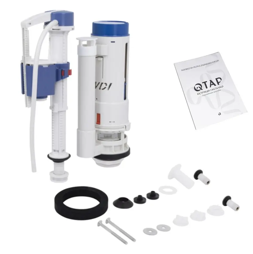 Унітаз підлоговий Qtap Robin Ultra Quiet з сидінням Slim Duroplast/ Soft-close/ Quick Release QT13226083AMB - фото 8
