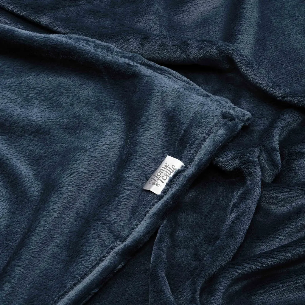 Плед Ardesto Flannel 160х200 см 100% полиэстер синий pbe0050475 - фото 4
