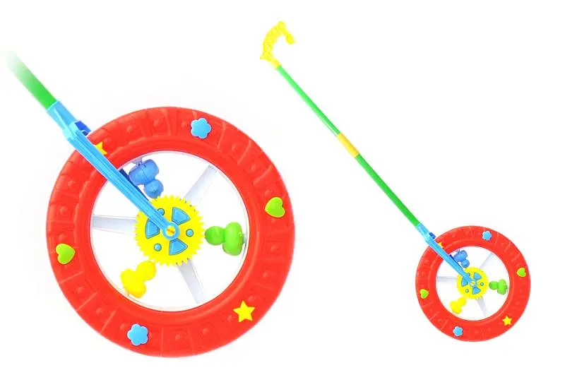 Іграшка каталка на паличці Колесо 9905, в пакеті р.23x23x7 см YG Toys