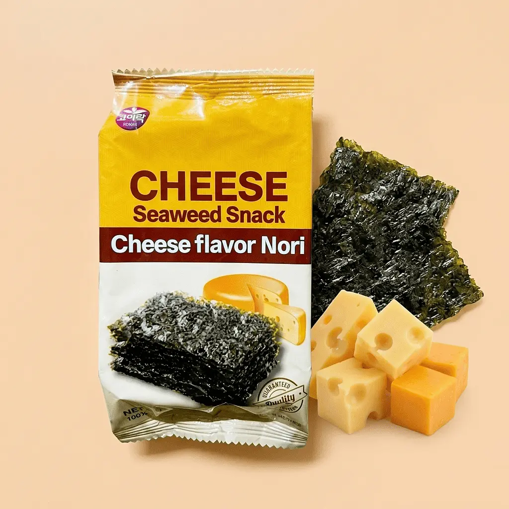 Чіпси Норі Koirak Cheese Seaweed Snack Cheese Flavor 1шт - фото 2