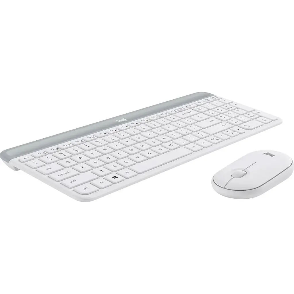 Комплект клавиатура + мышь Logitech MK470 Wireless Slim Off-White [920-009205] [80789] - фото 4