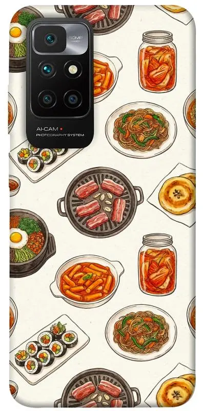 Чохол Demsky Korean food для Xiaomi Redmi 10