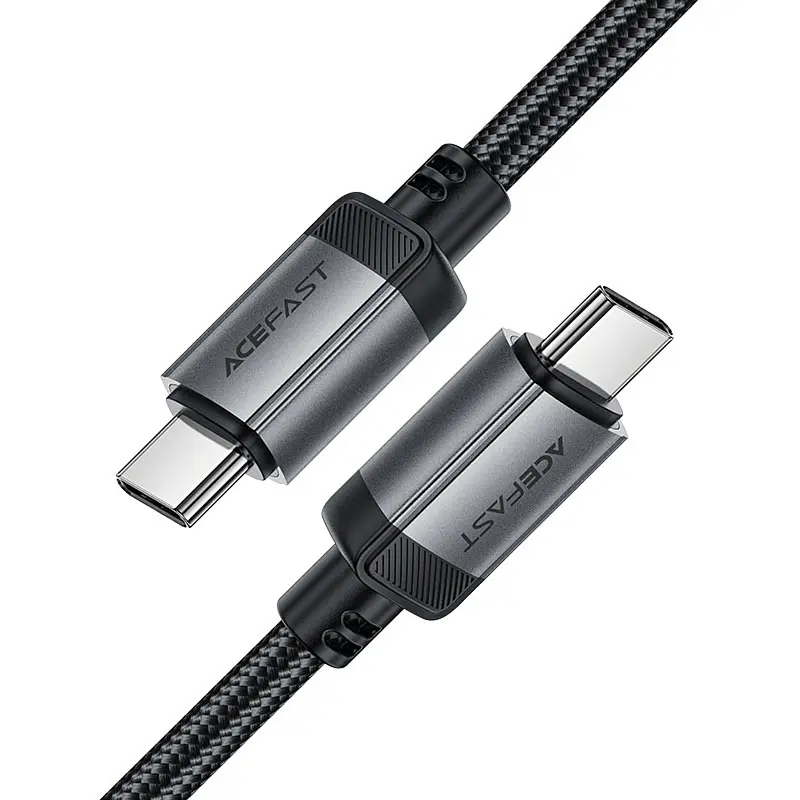 Дата кабель Acefast C20-03 Type-C to Type-C 60W (1.2m) Black - фото 3