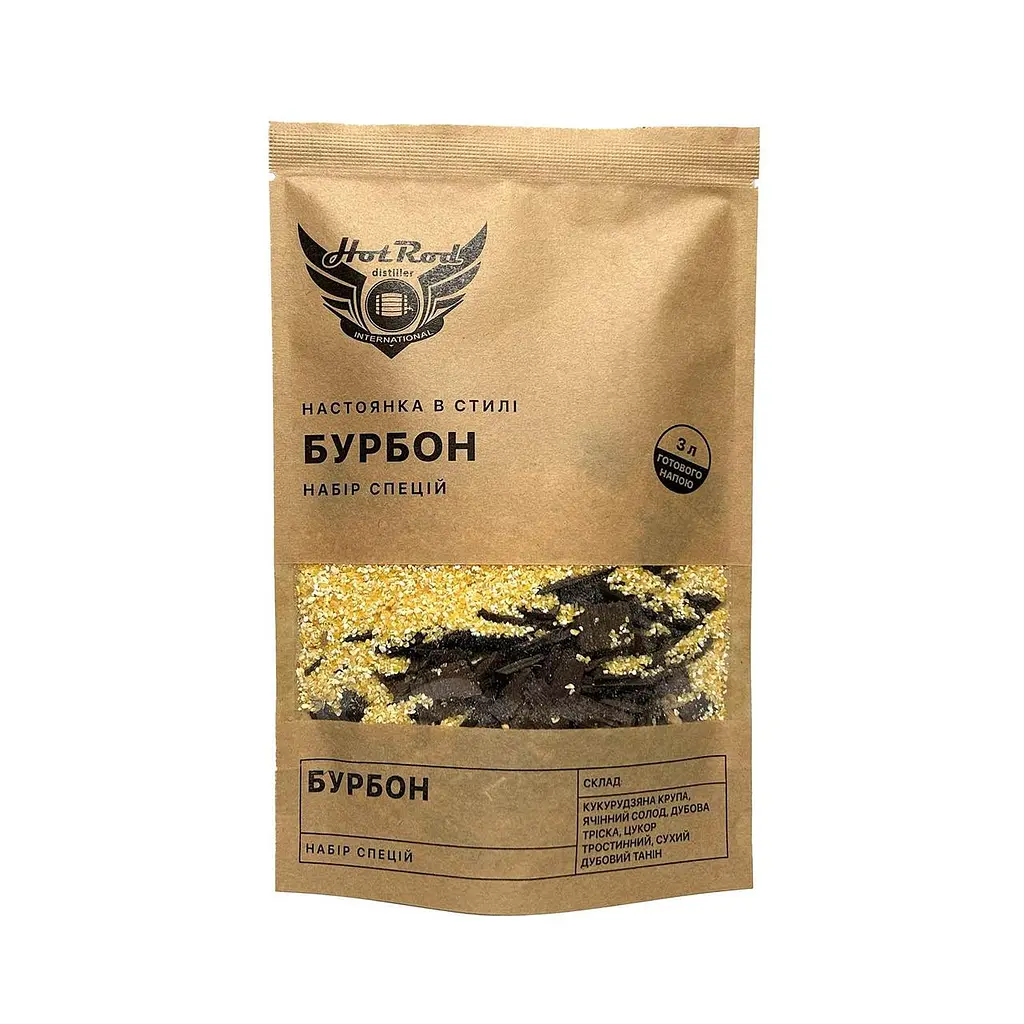 Набір спецій для настоянки Hot Rod Distiller Бурбон на 3 л 111 г (S0166)