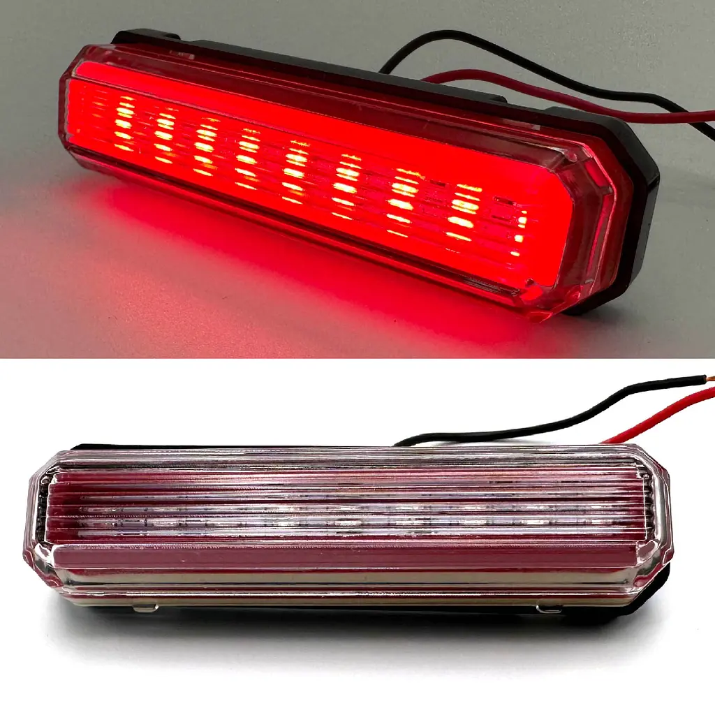 LED Габарит Thoc Auto 85 х 20 мм 12/24V 9 діод Неоновий Червоний (ТН-952) 1 шт. - фото 2