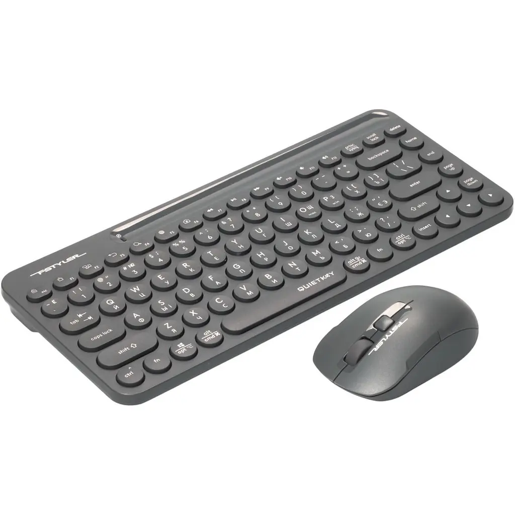 Комплект (клавіатура + миша) A4Tech Fstyler FG3200 Air2 Grey [140902] - фото 2