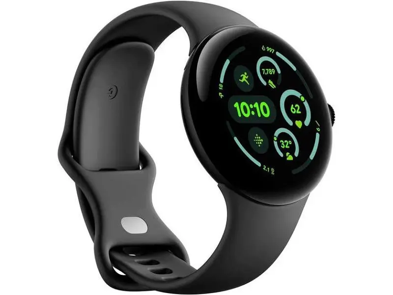 Смарт-годинник Google Pixel Watch 3 45 mm Wi-Fi Matte Black Aluminum Case/Obsidian Active Band - фото 3