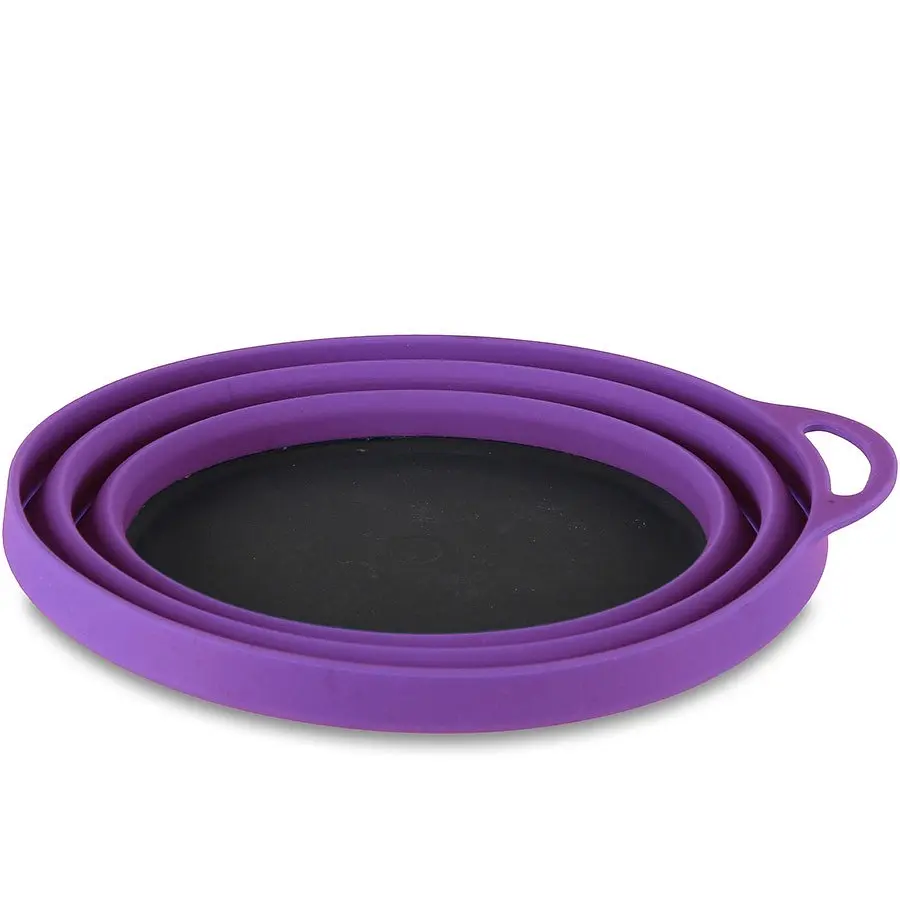 Тарілка Lifeventure Silicone Ellipse Bowl Фіолетовий - фото 4