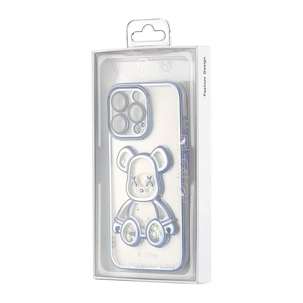 Чохол Shining Bear Case Protected Camera iPhone 13 Pro Blue - фото 2