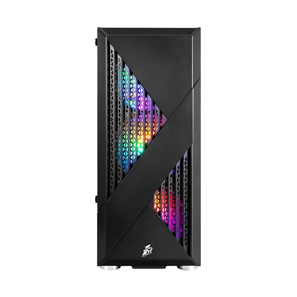 Корпус 1stPlayer F3-A-BK-4F1 Black без БЖ - фото 3