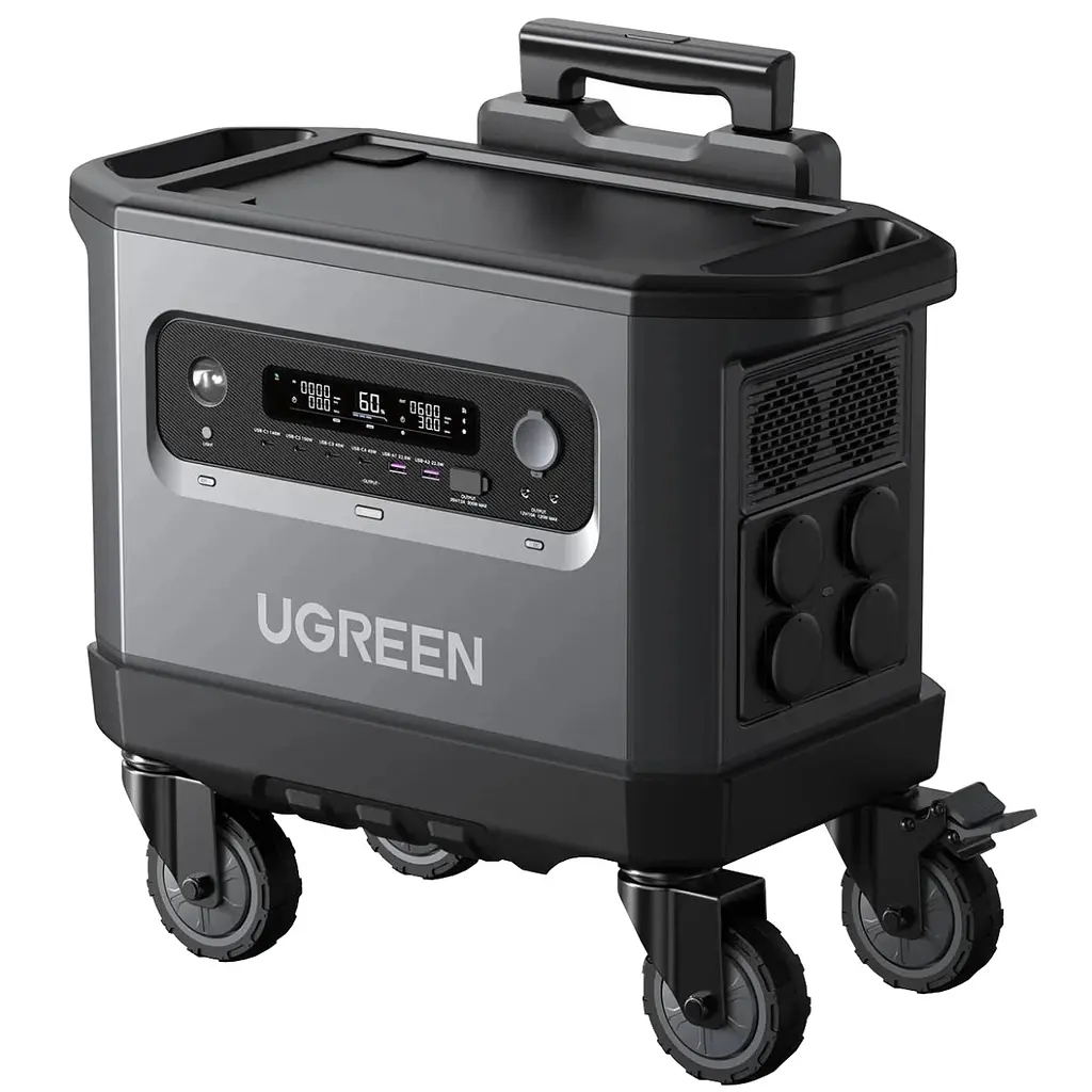 Зарядна станція Ugreen Power Roam 15357 2300Вт (2048Вт/г) AC,MPPT,UPS,WIFI/BT - фото 2