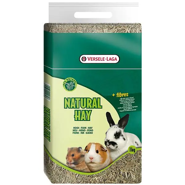 Сіно для кроликів, гризунів Versele-Laga Natural Hay Верселе-Лага Натуральний корм 1 кг (241318)