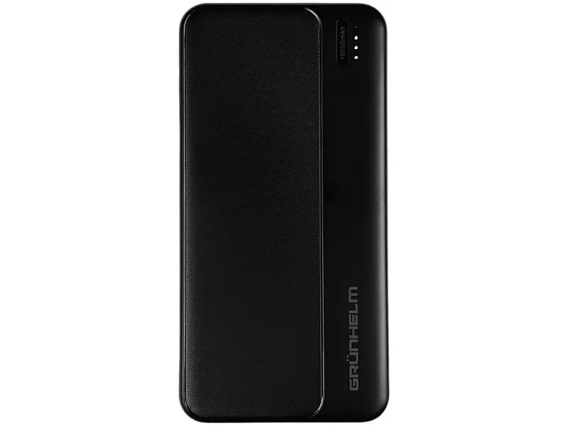 Зовнішній акумулятор (Power Bank) Grunhelm 10000mAh Black (GP-10B)
