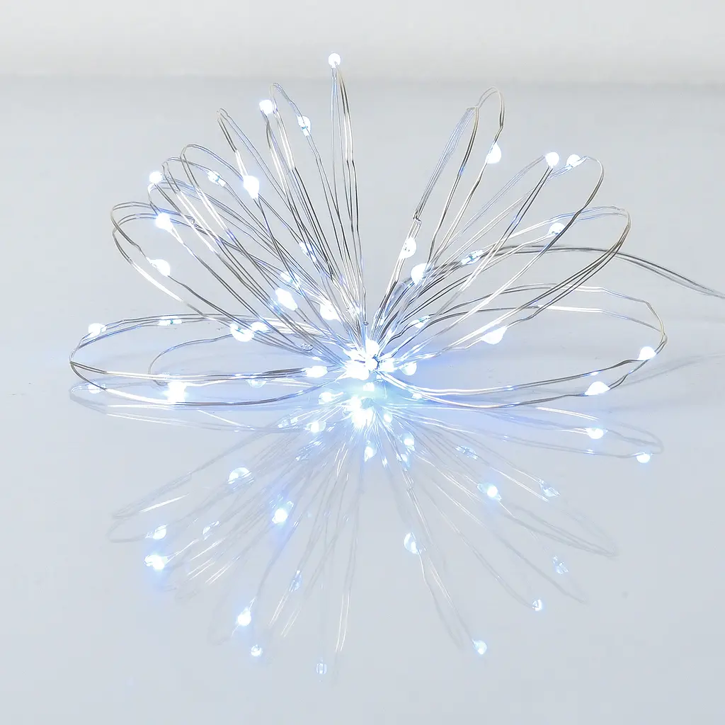 Електрогірлянда Yes! Fun Нитка на мідному дроті 40 LED холодно-біла 4 м статична (975028) - фото 3