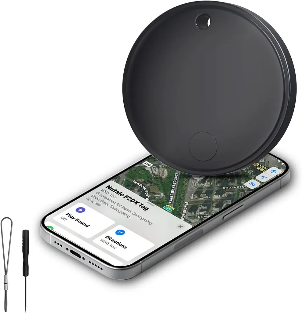 Bluetooth-трекер Nutale для Apple Find My, брелок для ключів iOS