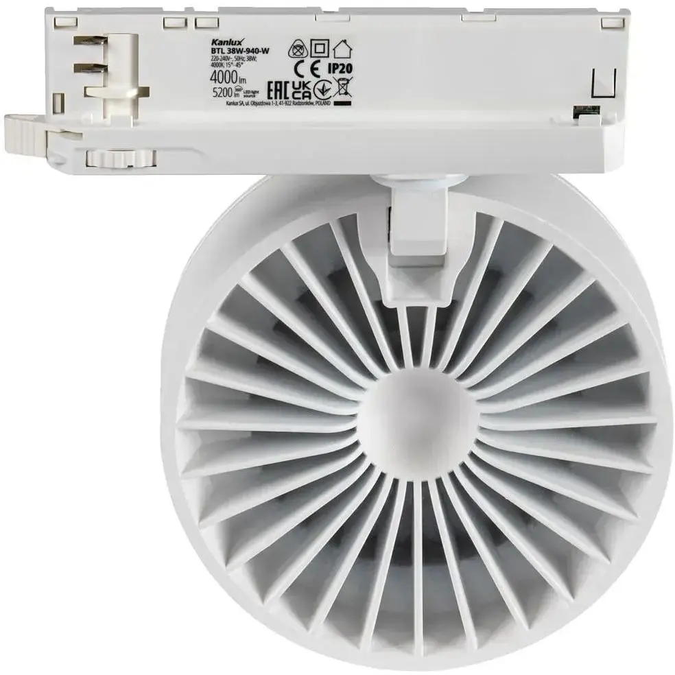 Прожектор для шинопровода Kanlux BTL 38W-940-W-Kanlux - фото 2