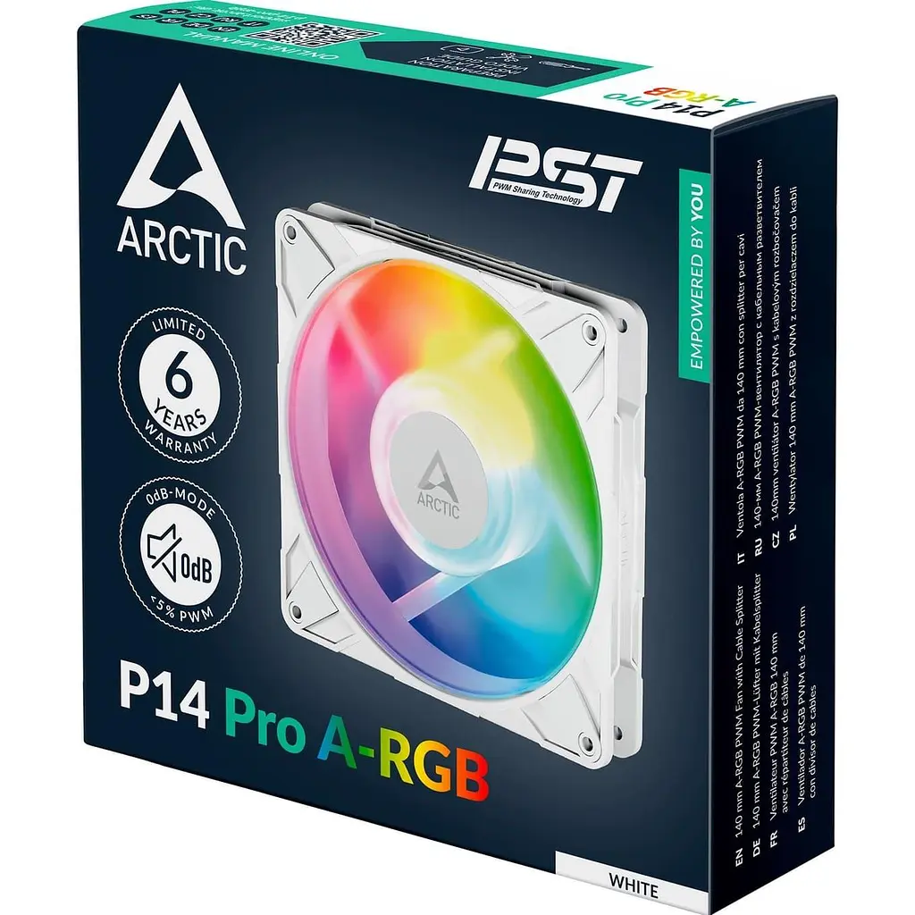 Вентилятор Arctic P14 Pro A-RGB (ACFAN00318A) White - фото 8
