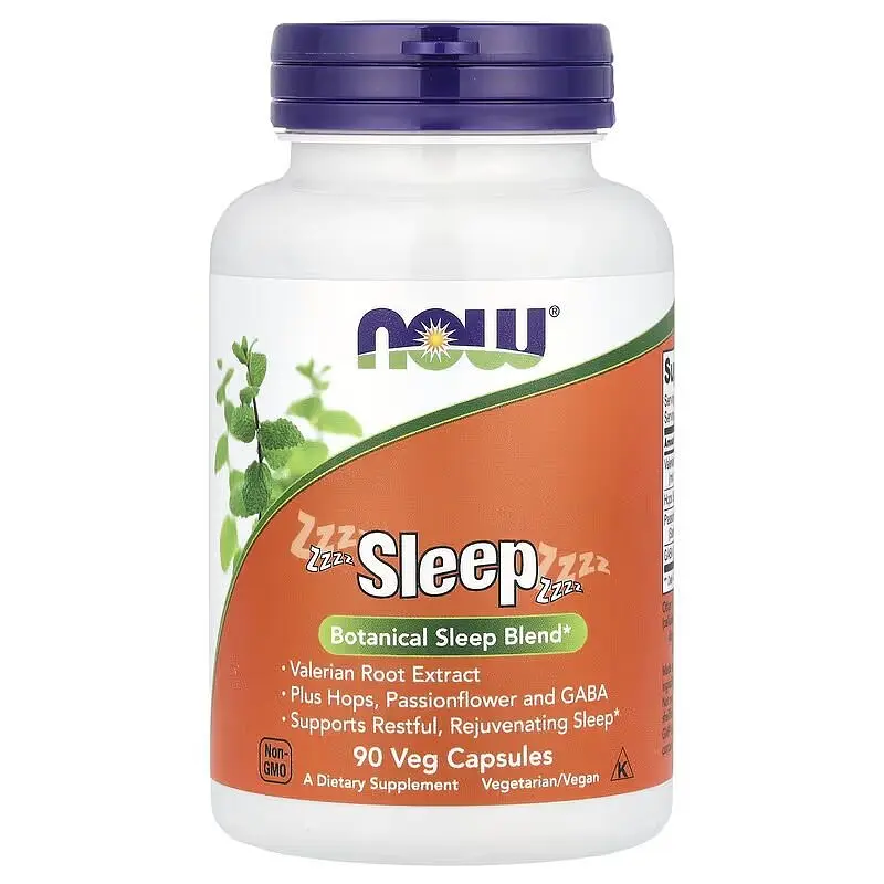 Амінокислота Sleep, 90 вегакапсул NOW vit0003883