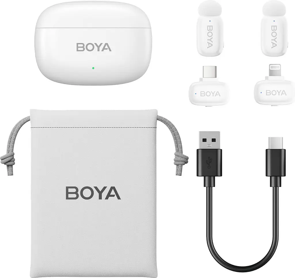 Мікрофон Boya mini-13 Type-C/Lightning White (mini-13) - фото 2