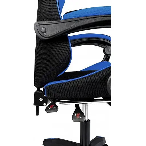 Геймерське крісло GT Racer (X-6032 Fabric Black/Blue) - фото 6