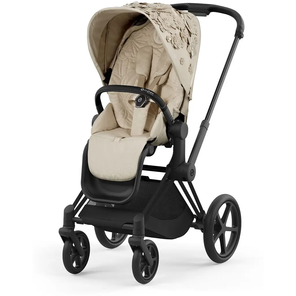 Чохол тканинний для прогулянкового блоку Cybex Priam Simply Flowers Beige (521002829 - фото 2