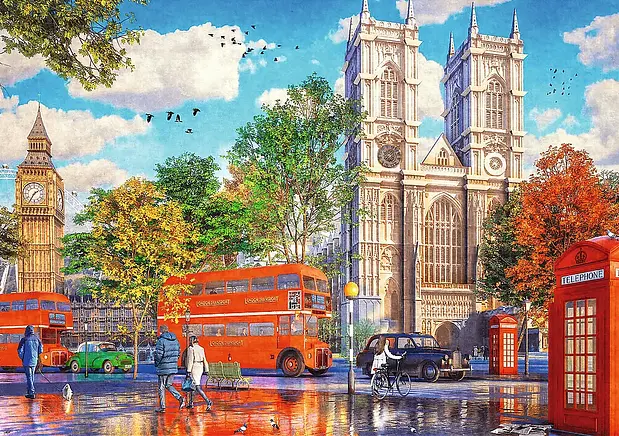 Пазл Tea Time: Вид на Лондон - 1000 елементів Trefl 10805 - фото 2