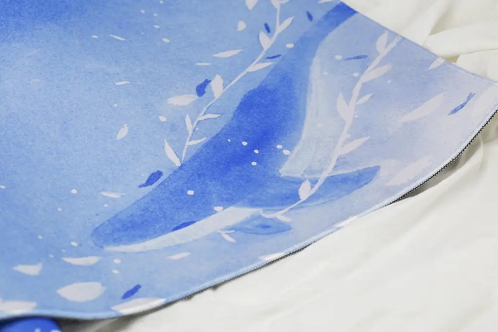 Игровая поверхность Varmilo Sea Melody Desk Mat XL (900х400х3мм) Blue (ZDB001-01) U1 - фото 4