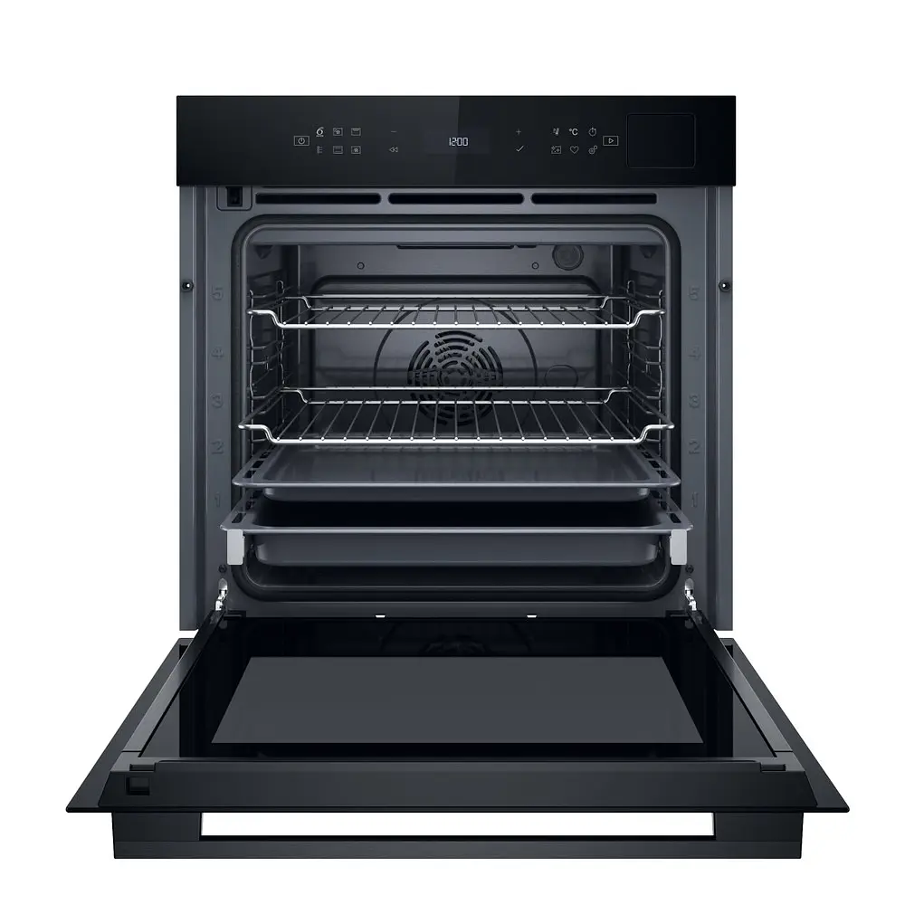 Whirlpool Духовий шафа електричний, 73л, A+, дисплей, конвекція, піроліз, телескопічні напрямні, чорний - фото 7