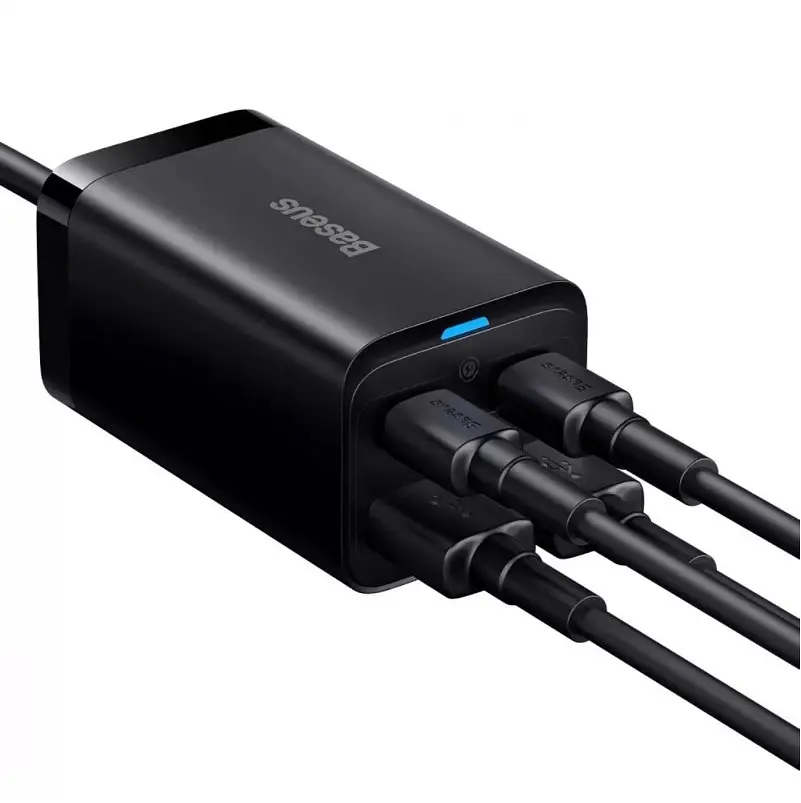 Зарядное устройство для Baseus GaN3 Pro Desktop Powerstrip AC+2U+2C 100 W PSZM000401 черный - фото 5